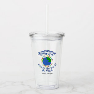 Vaso Acrílico Personalizado de presupuesto de terapia ocupaciona