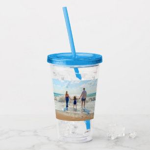 Vaso Acrílico Personalizado de su foto Tumbler acrílico