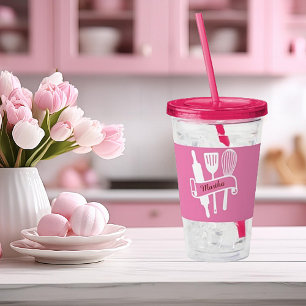 Vaso Acrílico Personalizado del cocinero personalizado