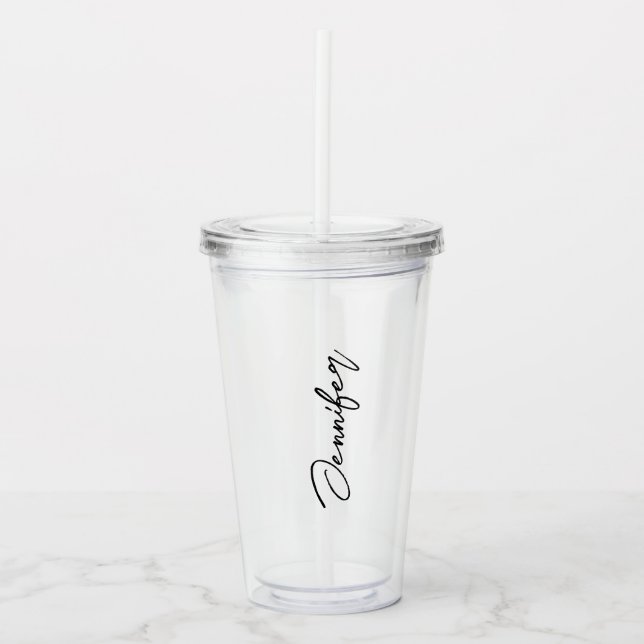 Vaso Acrílico Personalizado personalizado Tumbler | Nodesmaid Tu (Anverso)