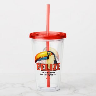 Vaso Acrílico Personalizado Texto BELICE Toucan
