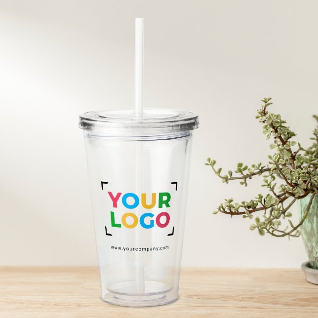 Vaso Acrílico Personalizado Tu Logo Aquí Drinkware (Subido por el creador)