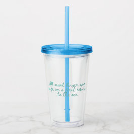 Vaso Acrílico Persuasión: Detente y Mira (verde)