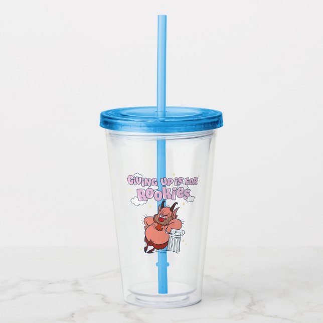 Vaso Acrílico Phil - Giving Up is for Rookies Acrylic Tumbler (Anverso)