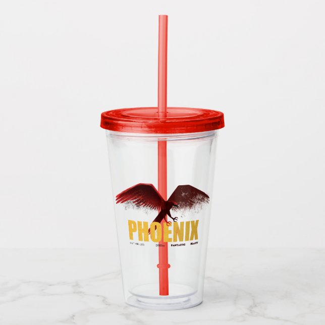 Vaso Acrílico Phoenix Vingate Graphic (Anverso)