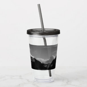 Vaso Acrílico Picos y nubes