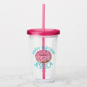 Vaso Acrílico Piedras de Donut Doughnut Espolvorear Foodis de es