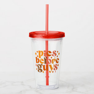 Vaso Acrílico Pies delante de chicos