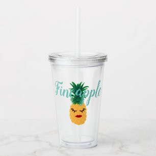 Vaso Acrílico Piña linda de Fineapple