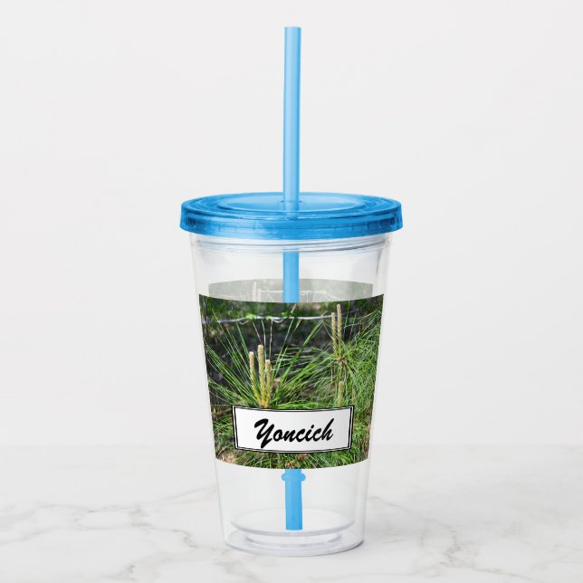 Vaso Acrílico Pine Needles por Kenneth Yoncich (Anverso)
