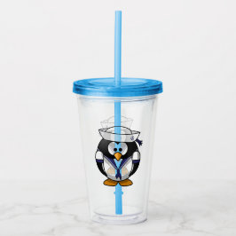 Vaso Acrílico Pingüino