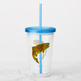 Vaso Acrílico Pista arco iris 6 de hoja ápica