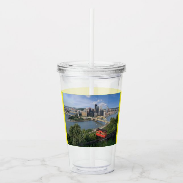 Vaso Acrílico Pittsburgh Pennsylvania Tumbler (Anverso)