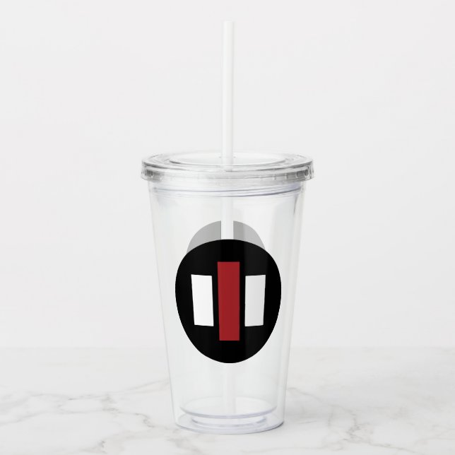 Vaso Acrílico PJP Logo - Pierce Jackson Productions Merch (Anverso)