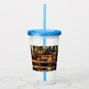 Vaso Acrílico plantilla