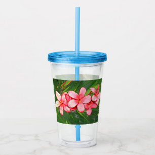 Vaso Acrílico Plumerias