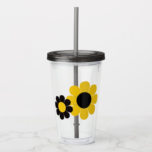 Vaso Acrílico Poder Floral (Anverso)