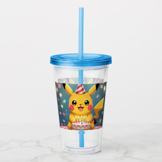 Vaso Acrílico Pokémon und seine Treue Freunde (Anverso)