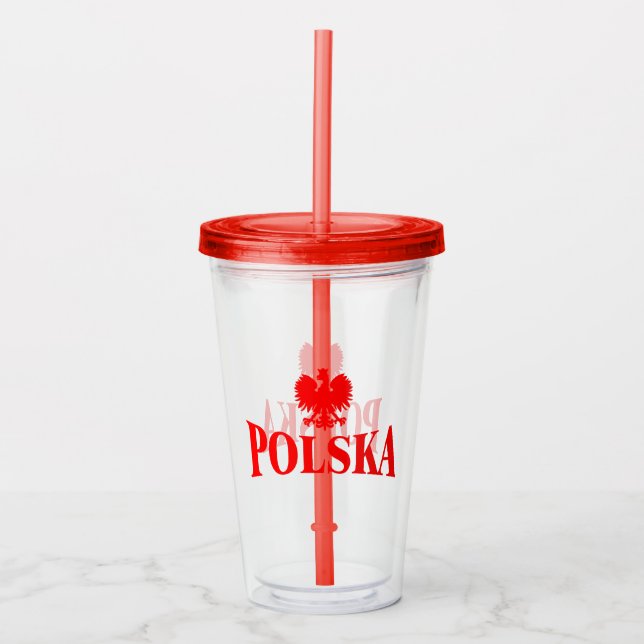 Vaso Acrílico Polska Eagle Tumbler (Anverso)