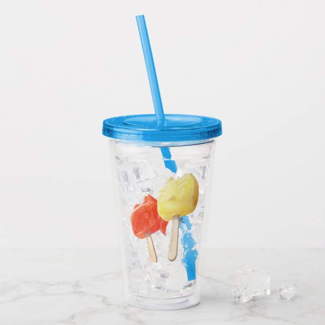 Vaso Acrílico Popsicles de caracteres (Anverso (hielo))