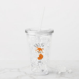 Vaso Acrílico Por el amor de Fox Lindo