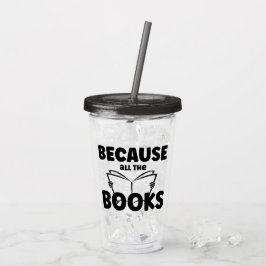 Vaso Acrílico Porque Todos Los Libros