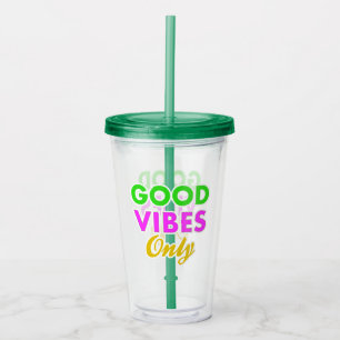 Vaso Acrílico Posibilidad y buena energía sólo buenas vibracione