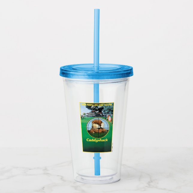 Vaso Acrílico Poster Caddyshack (Anverso)