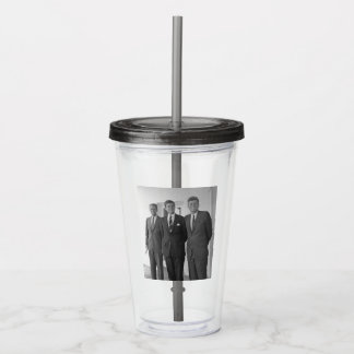 Vaso Acrílico Presidente de América John Kennedy & Hermanos, Cam