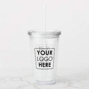 Vaso Acrílico Profesional de logotipos de personalizado para emp