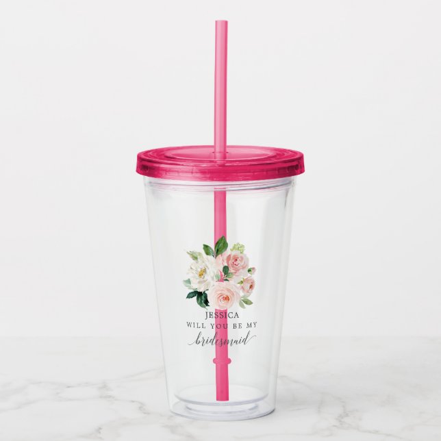 Vaso Acrílico Propuesta de criada de novias con sangre rubrosa (Anverso)