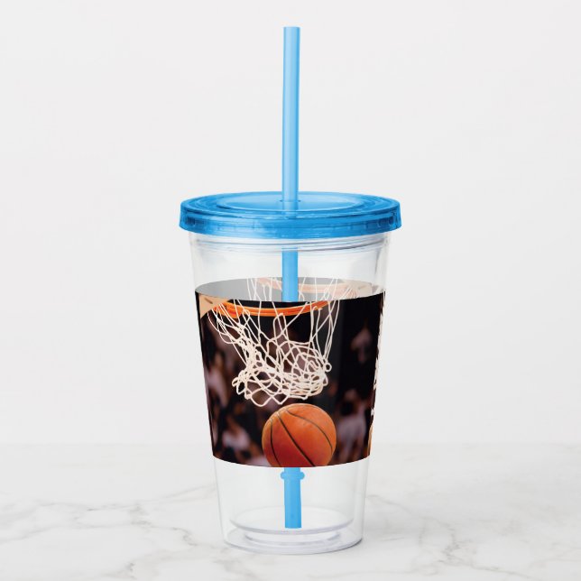 Vaso Acrílico Puntuación del baloncesto (Anverso)