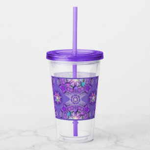 Vaso Acrílico Púrpura W2