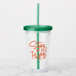 Vaso Acrílico Quédate en casa