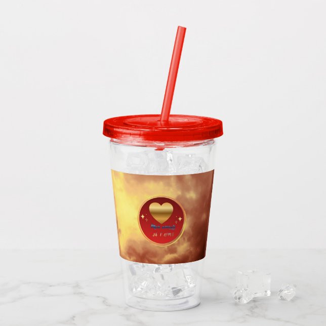 Vaso Acrílico Radiant Eternal Love (Reverso (hielo))