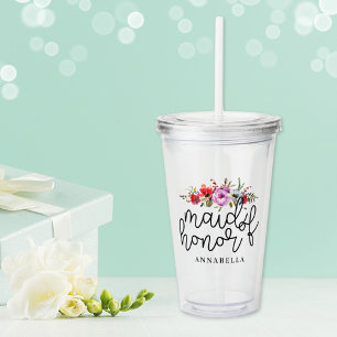 Vaso Acrílico Ramo de dama de honor