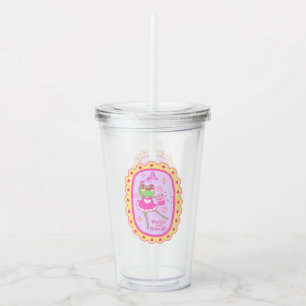 Vaso Acrílico Rana dulce de gelatina - digna y suficiente