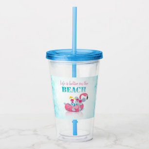 Vaso Acrílico Ratón lindo Playa elegante