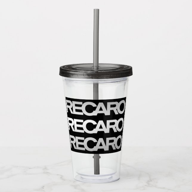 VASO ACRÍLICO RECARRO TUMBLER (Anverso)
