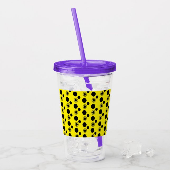 Vaso Acrílico Recortar círculos (Anverso (hielo))
