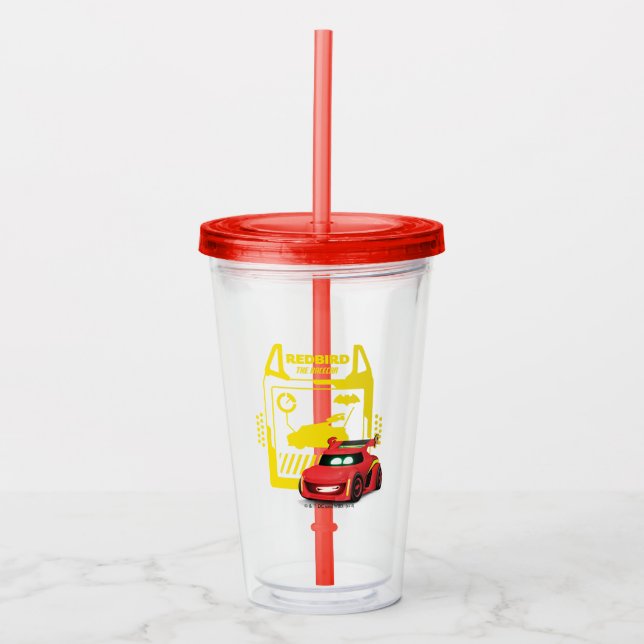 Vaso Acrílico Redbird Batlleras™ - El Racecar (Anverso)