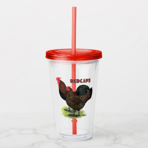 Vaso Acrílico Redcaps en inglés