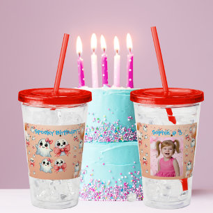 Vaso Acrílico Regalo de cumpleaños de Tumbler Acrílico de Espíri