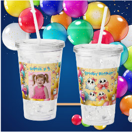 Vaso Acrílico Regalo de cumpleaños de Tumbler Acrílico de Espíri