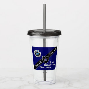 Vaso Acrílico Regalo de la 2ª división de infantería de dise