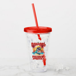 Vaso Acrílico Regalo de recuerdo de Bahamas : Bimini Bahama Saur