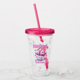 Vaso Acrílico Regalo de recuerdo de Bahamas : Bimini Bahamas Fla