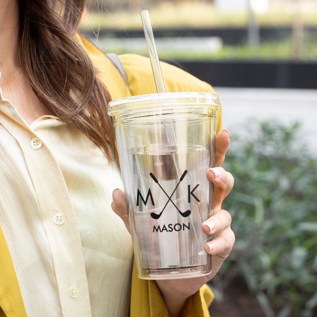 Vaso Acrílico Regalo De Viajes De Golf personalizado Para Amigo  (Subido por el creador)