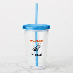 Vaso Acrílico Regalo divertido para el administrador de la red d