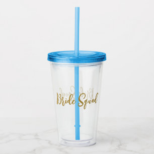 Vaso Acrílico regalo simple minimalista para dama de honor con t